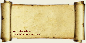 Jelena Džaković vizit kartica